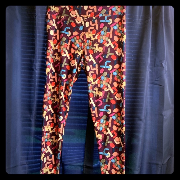 LuLaRoe Pants - LULAROE BIRTHDAY LEGGINGS-TC